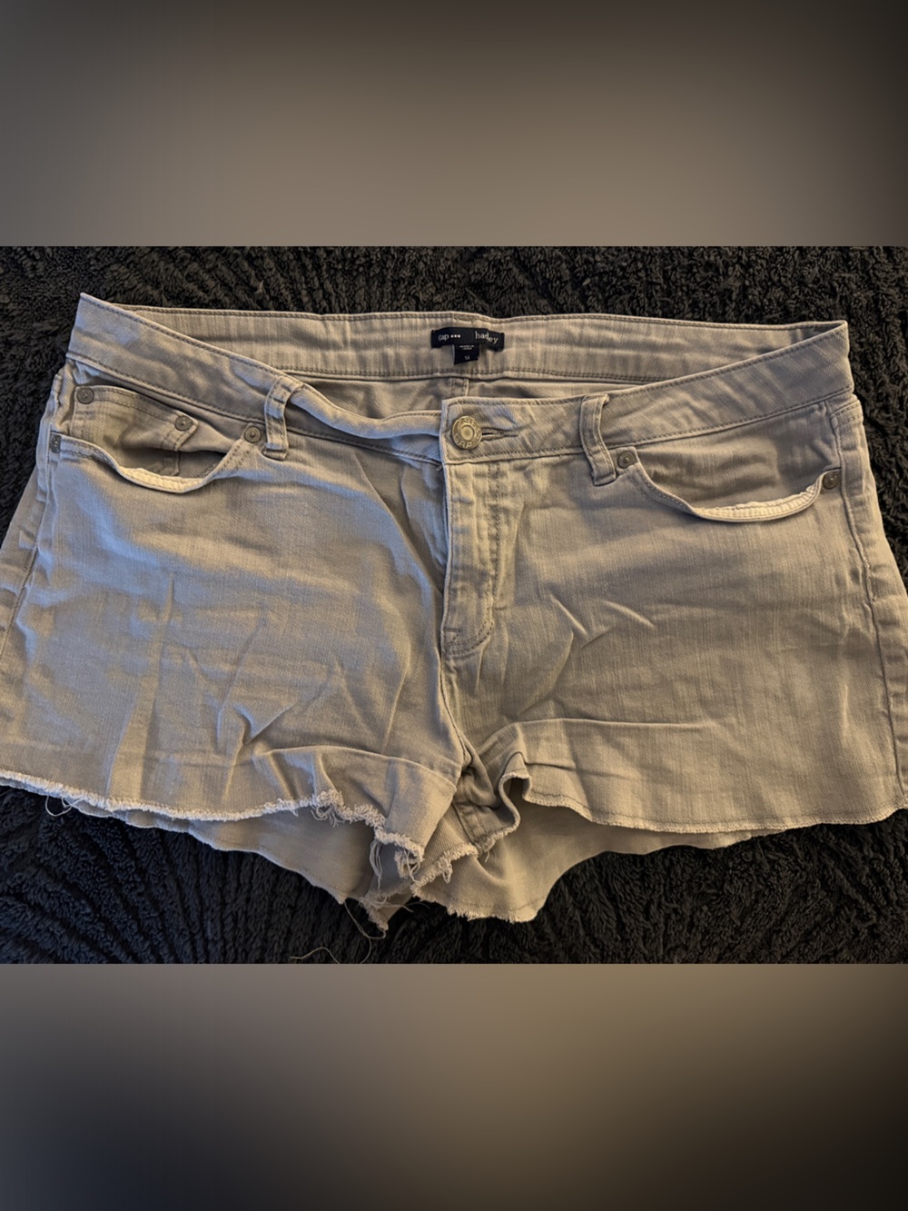 Gap Grey Denim Shorts